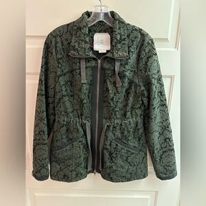 Anthropologie Hei Hei Burnett Anorak Olive Green Utility Jacket